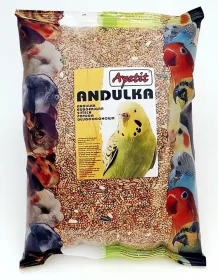 Apetit Andulka 0,8kg, základní krmivo pro andulky