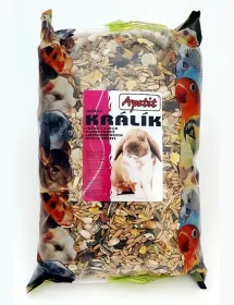 Apetit Zakrslý králík 0,8kg,základní krmivo pro zakrslé králíky