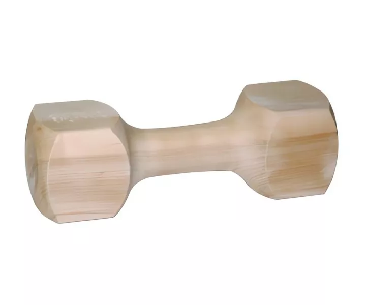 Dřevěná činka 400g