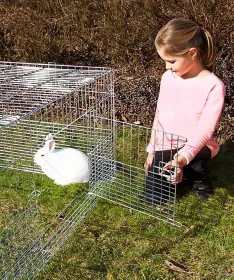 Venkovní celokovová ohrádka pro mláďata Venkovní celokovová ohrádka pro mláďata
