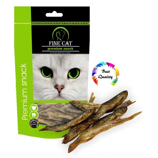 FINE CAT - Sušená rybička 100g