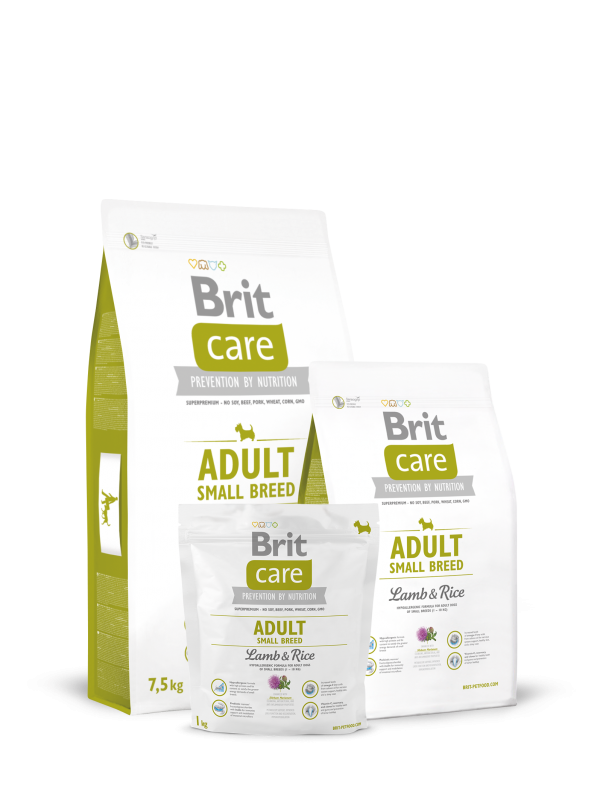 Brit Care Adult small - Lamb&rice 1kg