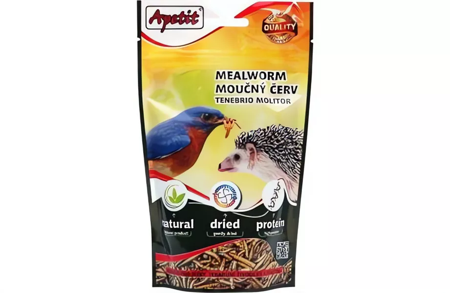 Apetit Mealworm 60g, moučný červ sušený