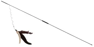 Udice pro kočku XXL, se 3 přírodními hračkami, 95cm